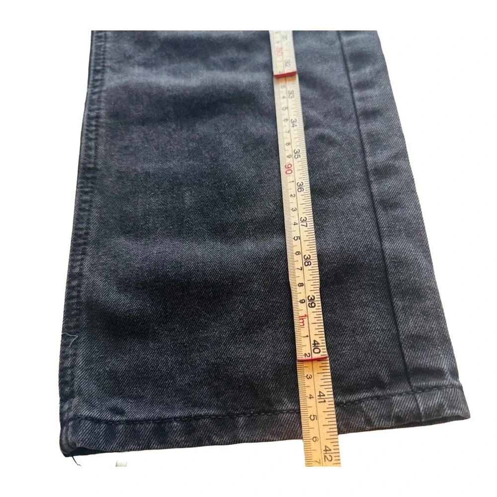 Outback Rider Black Distressed Jeans Sz 34x32 Cotton Blend Denim Classic Comfort